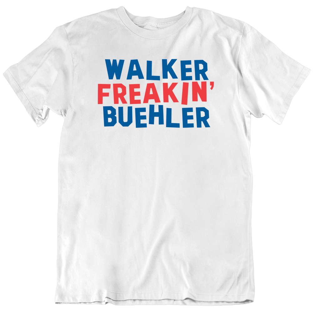 LaLaLandTshirts Walker Buehler Freakin Buehler Los Angeles Baseball Fan V2 T Shirt Classic / White / Large