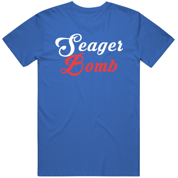 Corey Seager Seager Bomb Los Angeles Baseball Fan T Shirt