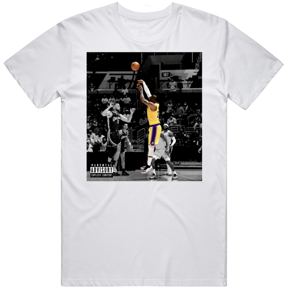Lebron James Over Steph Album Parody La Basketball Fan T Shirt