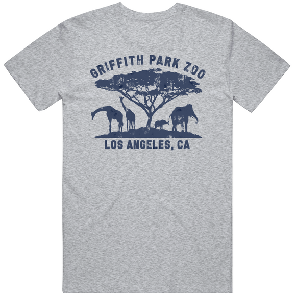 Griffith Park Zoo Retro Los Angeles  T Shirt