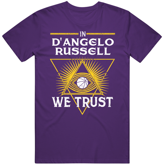 D'Angelo Russell We Trust Los Angeles Basketball Fan T Shirt