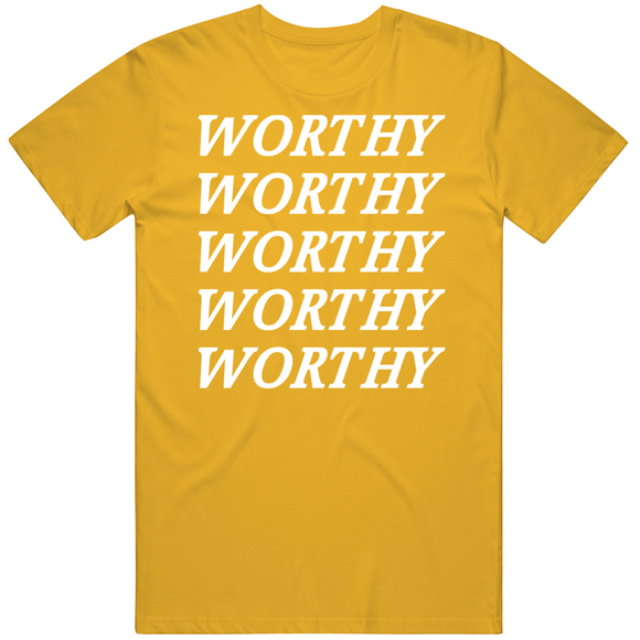 James Worthy X5 Los Angeles Basketball Fan T Shirt