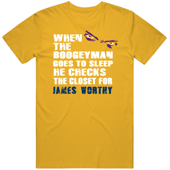 James Worthy Boogeyman Los Angeles Basketball Fan T Shirt