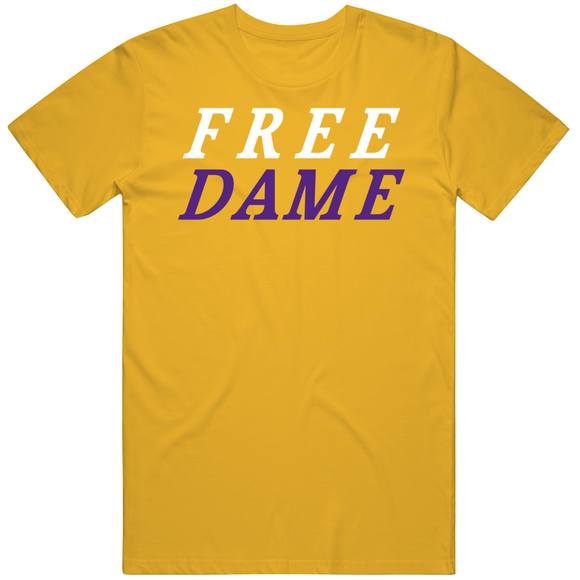 Damian Lillard Free Dame Los Angeles Basketball Fan V2 T Shirt