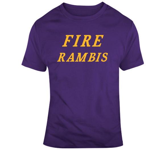 Fire Rambis La Basketball Fan T Shirt