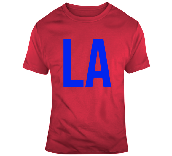 LA Los Angeles Basketball Fan v2 T Shirt
