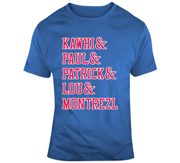 Kawhi Paul Patrick Lou Montrezl La Basketball Fan V2 T Shirt