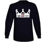 Luc Robitaille Crown Distressed Los Angeles Hockey Fan T Shirt