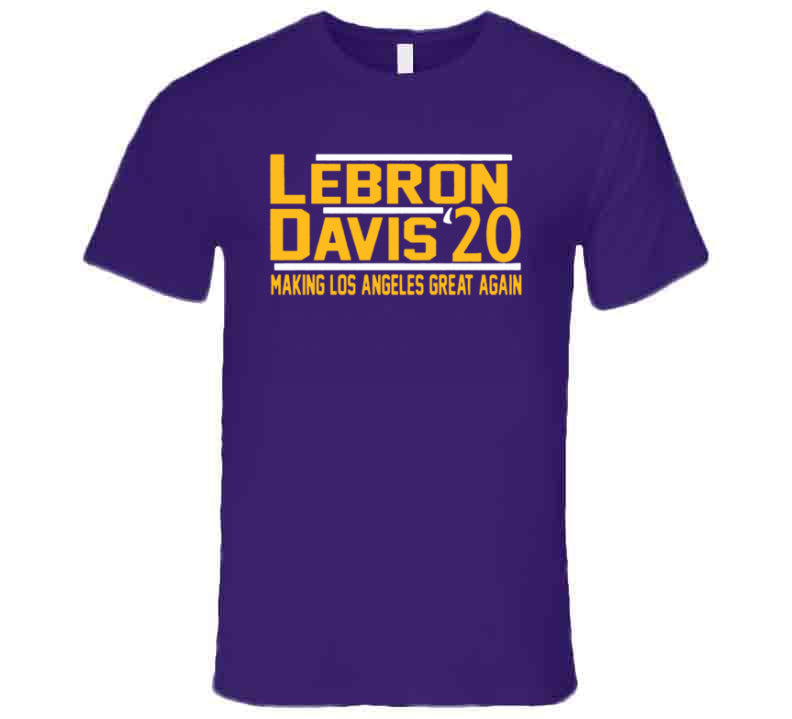 LeBron James Anthony Davis AD The Brow Los Angeles Basketball Team T S –  LaLaLandTshirts