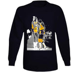 Showtime Lake Show Magic Johnson Kareem Abdul Jabbar Legends Basketball Fan T Shirt
