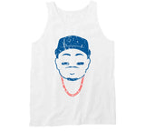 Mookie Betts Silhouette Distressed Los Angeles Baseball Fan T Shirt