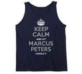 Marcus Peters Keep Calm La Football Fan T Shirt