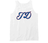 JD Martinez JD Los Angeles Baseball Fan Distressed T Shirt