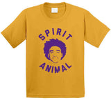 Jalen Hood-Schifino Spirit Animal Los Angeles Basketball Fan V2 T Shirt