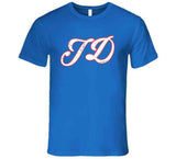 JD Martinez JD Los Angeles Baseball Fan Distressed T Shirt