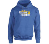 Harbaugh & Herbert '24 Political Campaign Parody Football Fan T Shirt
