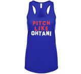 Shohei Ohtani Pitch Like Los Angeles Baseball Fan T Shirt