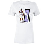 LeBron James Mirror GOAT LA Basketball T Shirt