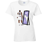 LeBron James Mirror GOAT LA Basketball T Shirt