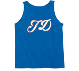 JD Martinez JD Los Angeles Baseball Fan Distressed T Shirt