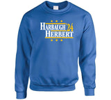 Harbaugh & Herbert '24 Political Campaign Parody Football Fan T Shirt