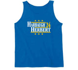 Harbaugh & Herbert '24 Political Campaign Parody Football Fan T Shirt