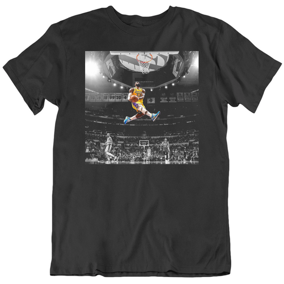 Lebron James Kobe Dunk Los Angeles Basketball Fan T Shirt