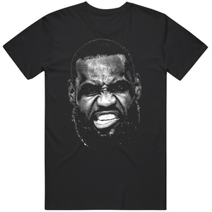 Lebron James Game Face Los Angeles Basketball Fan V2 T Shirt