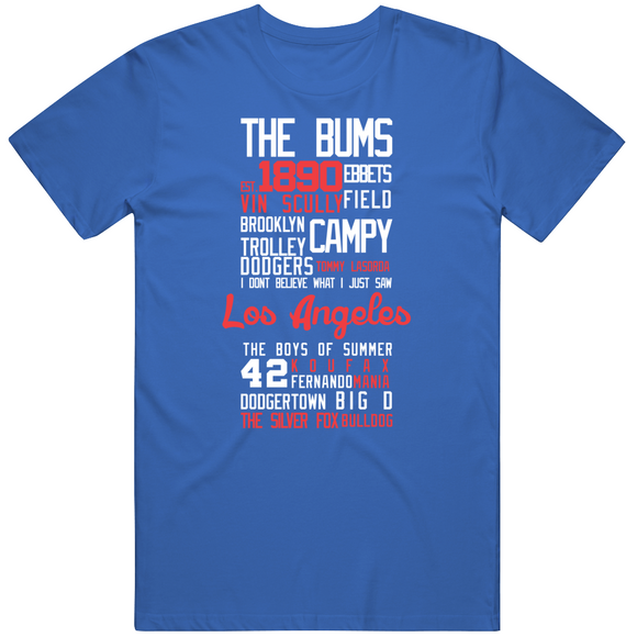 The Legend Of Los Angeles Banner Los Angeles Baseball Fan V2 T Shirt
