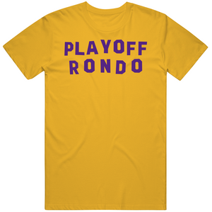 Rajon Rondo Playoff Rondo Los Angeles Basketball Fan T Shirt