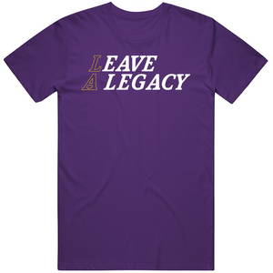 Leave A Legacy Anthony Davis Mamba Los Angeles Basketball Fan  T Shirt