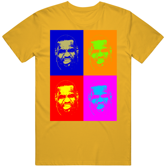 Lebron James Having Fun Pop Art Los Angeles Basketball Fan V4 T Shirt