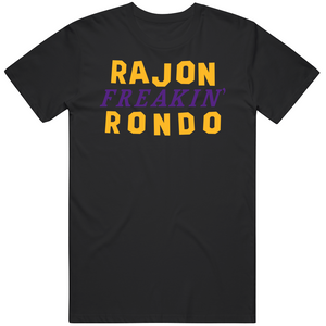 Rajon Rondo Freakin Los Angeles Basketball Fan T Shirt LaLaLandTshirts