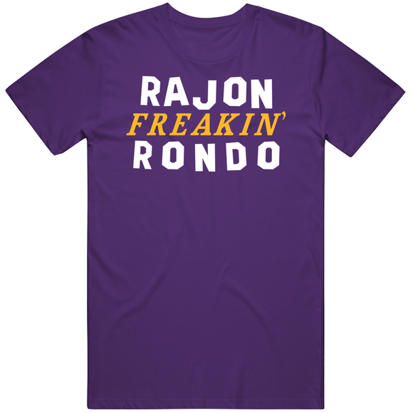 Rajon Rondo Freakin Los Angeles Basketball Fan V2 T Shirt