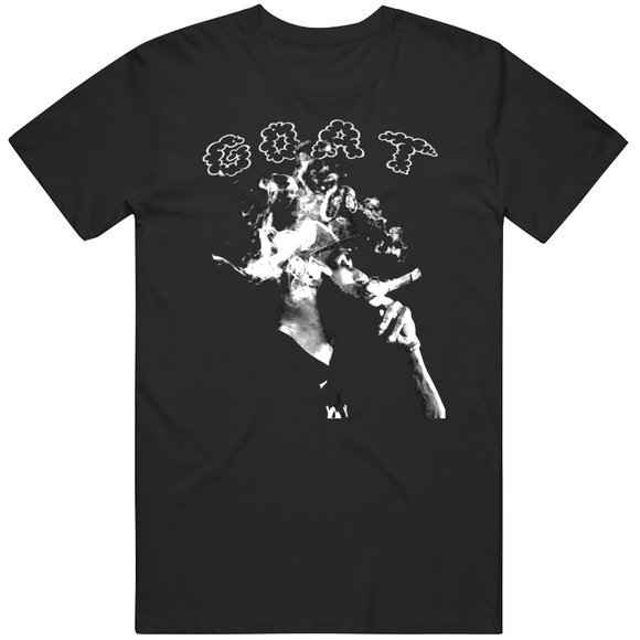 Lebron James Cigar Up In Smoke Goat Champion Los Angeles Basketball Fan V4 T Shirt