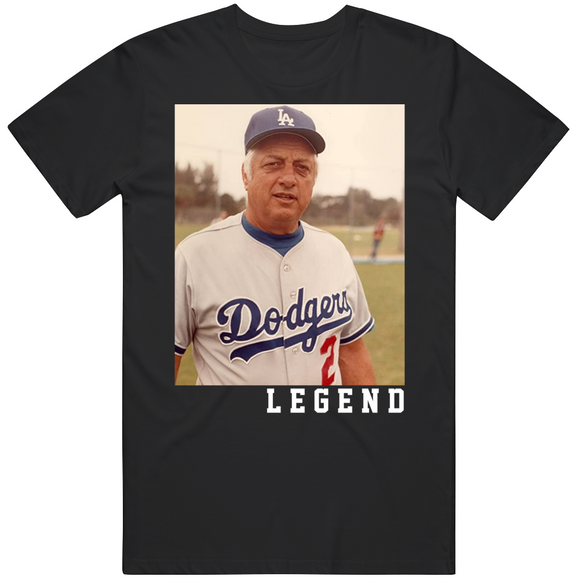 Tommy Lasorda Legendary Manager Los Angeles Baseball Fan T Shirt
