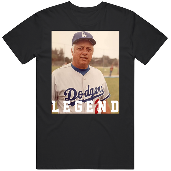 Tommy Lasorda Legendary Manager Los Angeles Baseball Fan V2 T Shirt