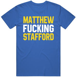 Matthew Fn Stafford La Football Fan T Shirt