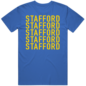 Matthew Stafford X5 La Football Fan T Shirt
