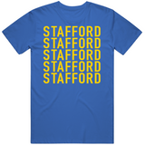 Matthew Stafford X5 La Football Fan T Shirt