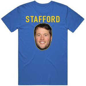 Matthew Stafford Big Head La Football Fan T Shirt