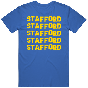 Matthew Stafford X5 La Football Fan V2 T Shirt