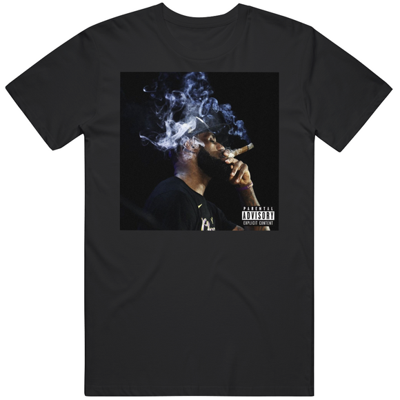 Lebron James Finals Cigar Celebration Los Angeles Basketball Fan  T Shirt