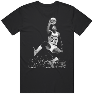 Showtime Lake Show Magic Johnson Basketball Fan T Shirt