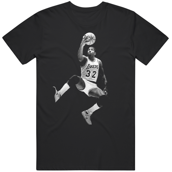 Showtime Lake Show Magic Johnson Basketball Fan v2 T Shirt