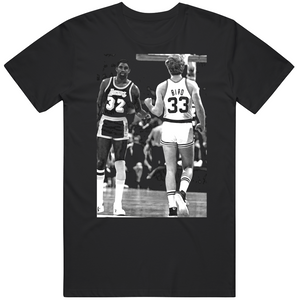 Showtime Lake Show Magic Johnson Larry Bird Legends Basketball Fan V2 T Shirt