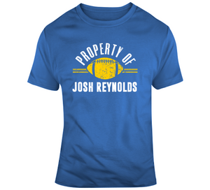 Property Of Josh Reynolds La Football Fan T Shirt