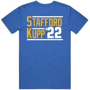 Matthew Stafford Cooper Kupp 22 Los Angeles Football Fan T Shirt