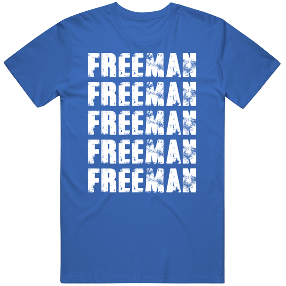 Freddie Freeman X5 Los Angeles Baseball Fan T Shirt