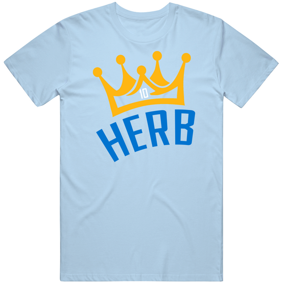 Justin Herbert King Herb Los Angeles Football Fan T Shirt